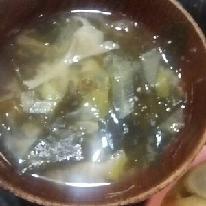 豚肉と舞茸のお味噌汁